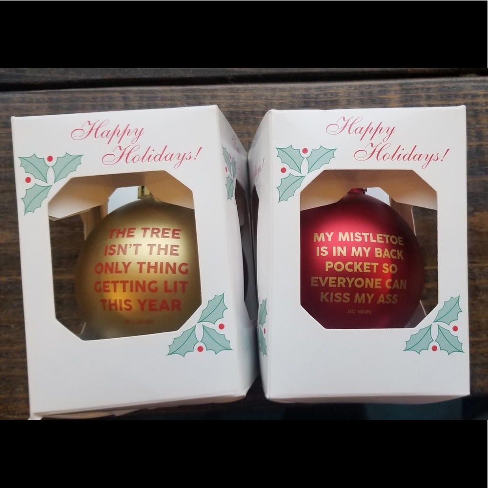 Christmas tree ornaments